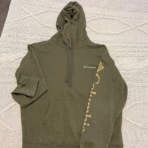 Men's Columbia Pullover Hooded Sweatshirt Size M